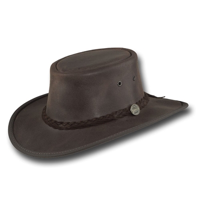 Barmah Hats Squashy Oiled Suede